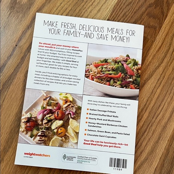 Lot of 2 Weight Watchers Flavorful Cookbooks Turn Up The Flavor & Good Deal - Picture 7 of 9